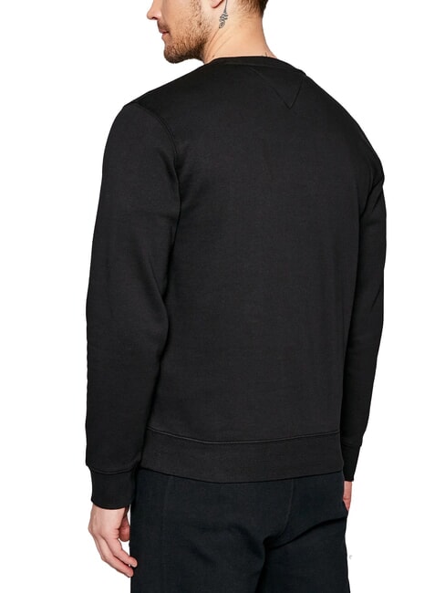 TH JEANS Sweatshirt mit Rundhalsausschnitt in regul&auml;rer Passform Schwarz - Sweatshirts Herren
