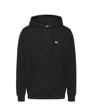 TOMMY HILFIGER TH JEANS Hoodie mit Flaggenaufn&auml;her Schwarz - Sweatshirts Herren - 4