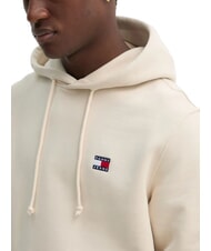 TOMMY HILFIGER TH JEANS Hoodie mit Flaggenaufn&auml;her Zeitungspapier - Sweatshirts Herren - 3