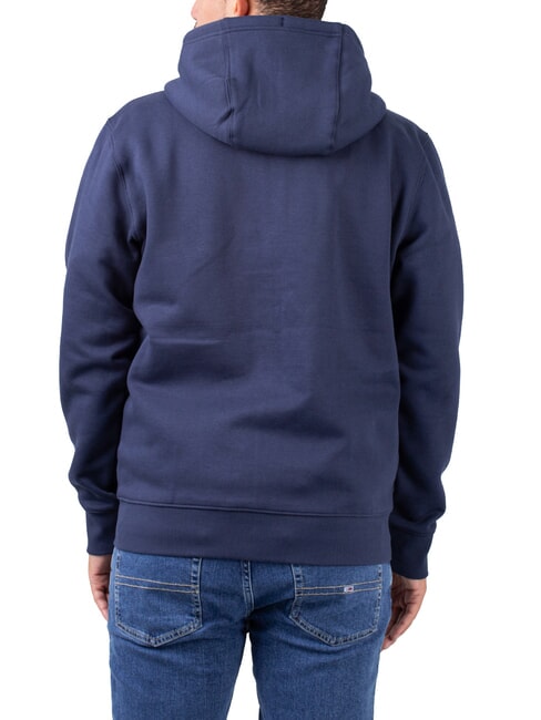 TH JEANS Kapuzenpullover mit durchgehendem Rei&szlig;verschluss D&auml;mmerungsmarine - Sweatshirts Herren
