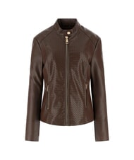 GUESS CLAUDINE Bikerjacke dunkler Kaffee - Damenjacken - 4