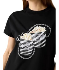 GUESS POPCORN Baumwoll-T-Shirt jetbla - T-Shirts und Tops f&uuml;r Damen - 3