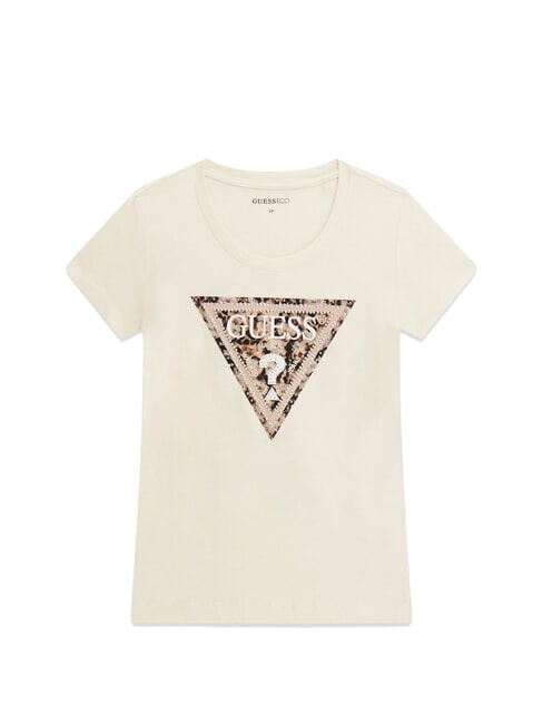 LEO TRIANGLE Kurzarm-T-Shirt Perlwei&szlig; - T-Shirts und Tops f&uuml;r Damen