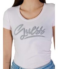 GUESS SCRIPT T-Shirt purwei&szlig; - T-Shirts und Tops f&uuml;r Damen - 3