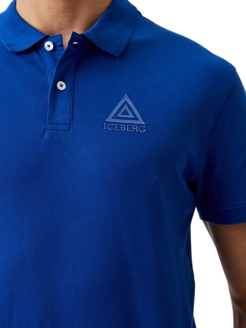 TRIANGLE Kurzarm-Poloshirt Blau - Herren-Polo-Shirts/Herren-Polo-Shirt/Herrenpoloshirt/Herrenpoloshirts