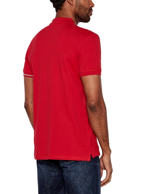 BASIC Poloshirt aus Baumwolle Rot - Herren-Polo-Shirts/Herren-Polo-Shirt/Herrenpoloshirt/Herrenpoloshirts