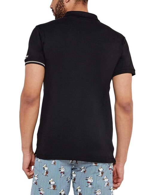 BASIC Poloshirt aus Baumwolle Schwarz - Herren-Polo-Shirts/Herren-Polo-Shirt/Herrenpoloshirt/Herrenpoloshirts