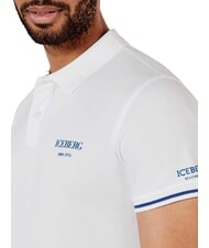 ICEBERG BASIC Poloshirt aus Baumwolle Wei&szlig; - Herren-Polo-Shirts/Herren-Polo-Shirt/Herrenpoloshirt/Herrenpoloshirts - 3