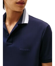 TOMMY HILFIGER TH Kurz&auml;rmeliges Poloshirt mit gestreiftem Kragen W&uuml;stenhimmel - Herren-Polo-Shirts/Herren-Polo-Shirt/Herrenpoloshirt/Herrenpoloshirts - 3