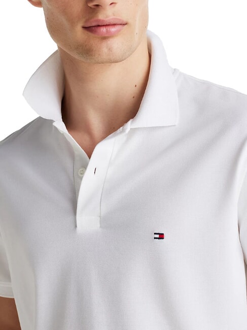 TH Kurz&auml;rmeliges Poloshirt aus Baumwolle Wei&szlig; - Herren-Polo-Shirts/Herren-Polo-Shirt/Herrenpoloshirt/Herrenpoloshirts
