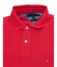 TOMMY HILFIGER TH Kurz&auml;rmeliges Poloshirt aus Piqu&eacute;-Baumwolle Prim&auml;rrot - Herren-Polo-Shirts/Herren-Polo-Shirt/Herrenpoloshirt/Herrenpoloshirts - 2