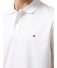TOMMY HILFIGER TH Kurz&auml;rmeliges Poloshirt aus Baumwolle Wei&szlig; - Herren-Polo-Shirts/Herren-Polo-Shirt/Herrenpoloshirt/Herrenpoloshirts - 3