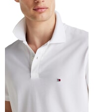 TOMMY HILFIGER TH Kurz&auml;rmeliges Poloshirt aus Baumwolle Wei&szlig; - Herren-Polo-Shirts/Herren-Polo-Shirt/Herrenpoloshirt/Herrenpoloshirts - 3