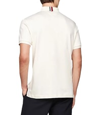TOMMY HILFIGER TH Kurz&auml;rmeliges Poloshirt mit Kragenband Wei&szlig; - Herren-Polo-Shirts/Herren-Polo-Shirt/Herrenpoloshirt/Herrenpoloshirts - 2