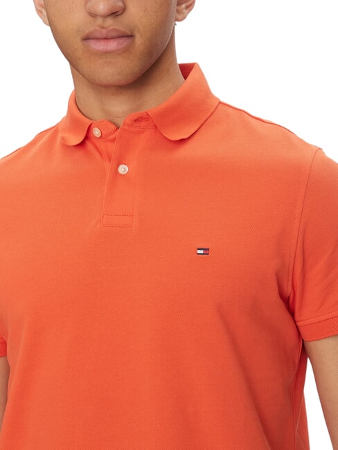 TH Kurzarm-Poloshirt in regul&auml;rer Passform leuchtendes Orange - Herren-Polo-Shirts/Herren-Polo-Shirt/Herrenpoloshirt/Herrenpoloshirts