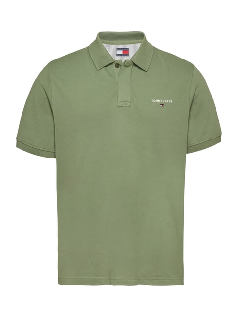 TH JEANS Kurz&auml;rmeliges Poloshirt mit Logo Aruba Green - Herren-Polo-Shirts/Herren-Polo-Shirt/Herrenpoloshirt/Herrenpoloshirts