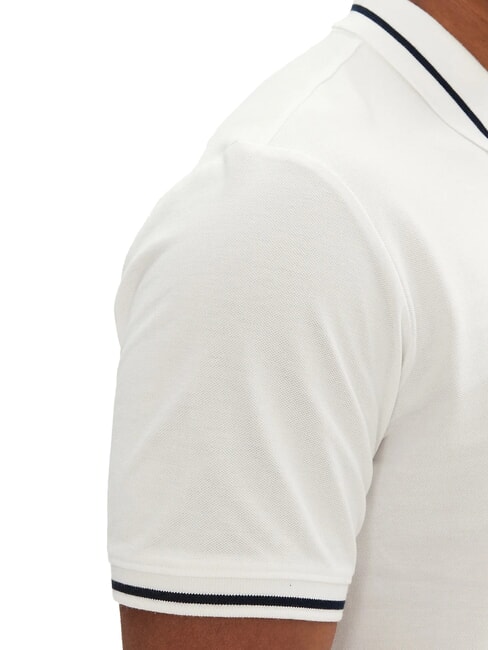 TH JEANS Schmal geschnittenes, kurz&auml;rmeliges Poloshirt ecru - Herren-Polo-Shirts/Herren-Polo-Shirt/Herrenpoloshirt/Herrenpoloshirts