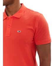 TOMMY HILFIGER TH JEANS Kurz&auml;rmeliges Poloshirt mit Flagge helles Zinnoberrot - Herren-Polo-Shirts/Herren-Polo-Shirt/Herrenpoloshirt/Herrenpoloshirts - 3