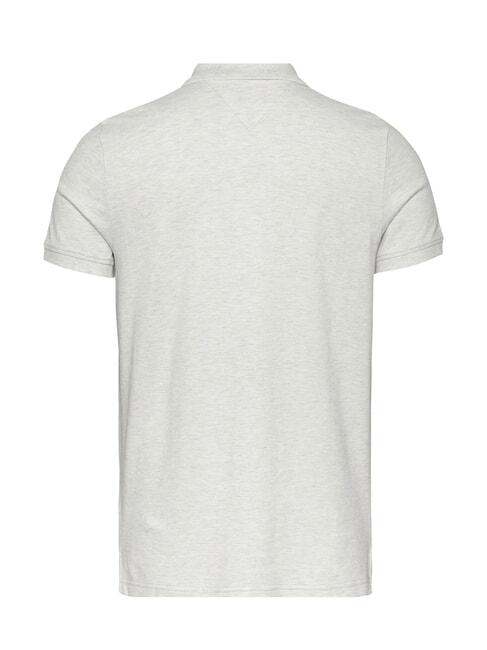 TH JEANS Kurz&auml;rmeliges Poloshirt mit Flagge Schneewei&szlig;es Heidekraut - Herren-Polo-Shirts/Herren-Polo-Shirt/Herrenpoloshirt/Herrenpoloshirts