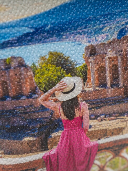 YESBAG Ausgestellter Kosmetikkoffer Sommer in Taormina - Beauty-Case