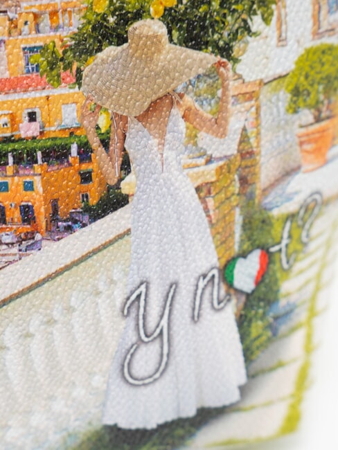 YESBAG Gro&szlig;er, ausgestellter Kosmetikkoffer romantische K&uuml;ste - Beauty-Case