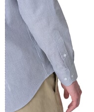 TOMMY HILFIGER TH Lang&auml;rmeliges Hemd Dunkelsaphirblau / wei&szlig;e Streifen - Herrenhemden - 3