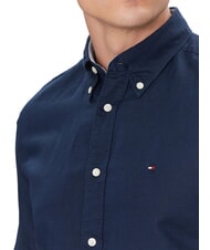 TOMMY HILFIGER TH Kurz&auml;rmeliges Hemd mit Knopfleiste Carbon Navy - Herrenhemden - 3