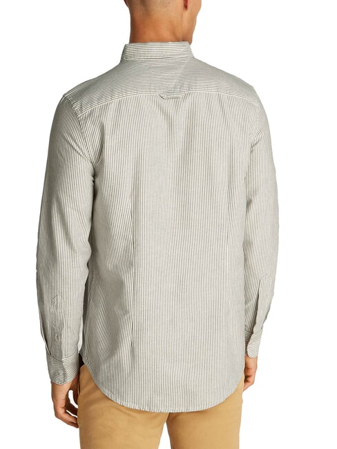 TH JEANS Lang&auml;rmeliges gestreiftes Hemd dunkle Nachtmarine - Herrenhemden