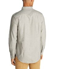 TOMMY HILFIGER TH JEANS Lang&auml;rmeliges gestreiftes Hemd dunkle Nachtmarine - Herrenhemden - 2