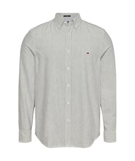 TOMMY HILFIGER TH JEANS Lang&auml;rmeliges gestreiftes Hemd dunkle Nachtmarine - Herrenhemden - 4