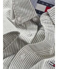 TOMMY HILFIGER TH JEANS Lang&auml;rmeliges gestreiftes Hemd dunkle Nachtmarine - Herrenhemden - 6