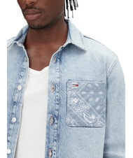 TOMMY HILFIGER TH JEANS Lang&auml;rmeliges Jeanshemd heller Denim - Herrenhemden - 3