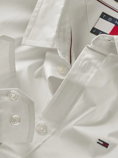 TH JEANS Schmal geschnittenes Langarmhemd ecru - Herrenhemden