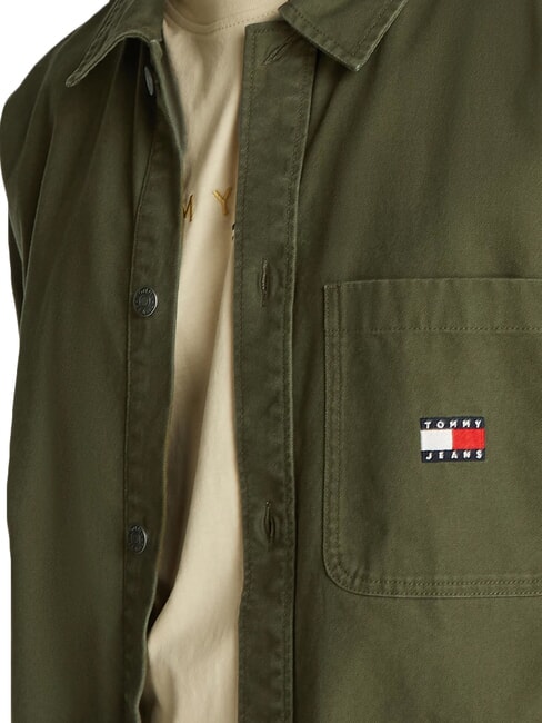 TH JEANS Sporthemd mit Taschen M&uuml;digkeit gr&uuml;n - Herrenhemden