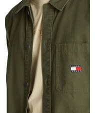 TOMMY HILFIGER TH JEANS Sporthemd mit Taschen M&uuml;digkeit gr&uuml;n - Herrenhemden - 3