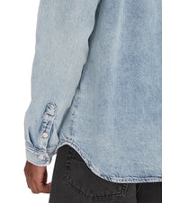 TOMMY HILFIGER TH JEANS Lang&auml;rmeliges Jeanshemd heller Denim - Herrenhemden - 4