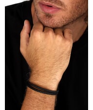 SECTOR BANDY Herrenarmband aus geflochtenem Leder Schwarz - Herrenarmb&auml;nder - 2