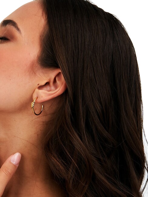 TORCHON Halbkreisf&ouml;rmige Ohrringe Gold - Ohrringe