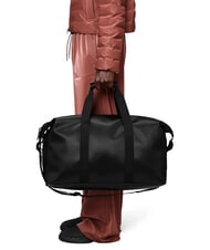 RAINS HILO WEEKEND Wasserdichte Tasche schwarze Maserung - Reisetaschen - 3