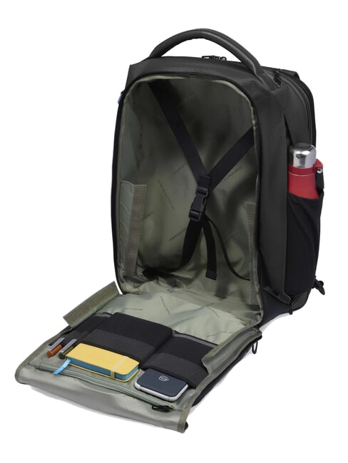 PQ-EARTH Reiserucksack f&uuml;r 17"-PC und iPadPro Schwarz - PC-Rucks&auml;cke