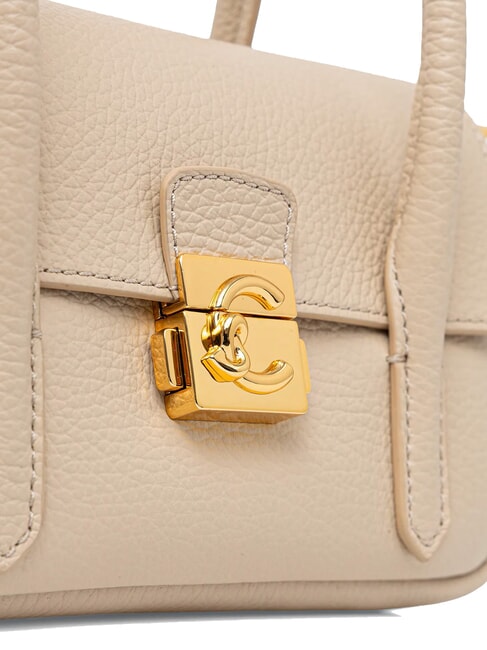 C-ME LOCK Mini-Handtasche mit Schulterriemen Sandmuschel - Damentaschen