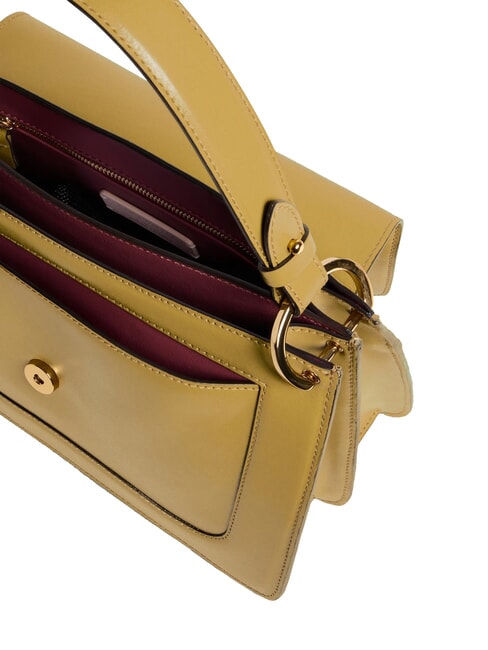 C-ME CALF COCKER Aktentasche aus Leder mit Schultergurt Seegras - Damentaschen