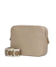 COCCINELLE TEBE Kleine Tasche aus strukturiertem Leder Sandmuschel - Damentaschen - 2