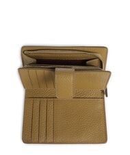 COCCINELLE METALLIC SOFT Geldb&ouml;rse aus strukturiertem Leder Seegras - Brieftaschen Damen - 2