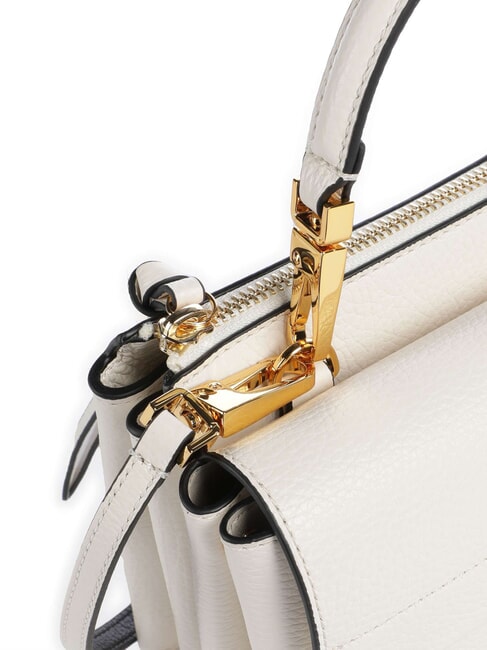 ARLETTIS Minitasche aus strukturiertem Leder Perle - Damentaschen