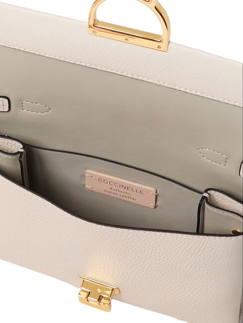 ARLETTIS Minitasche aus strukturiertem Leder Sandmuschel - Damentaschen