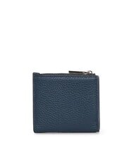 COCCINELLE METALLIC SOFT Mini-Geldb&ouml;rse aus Leder tiefblau - Brieftaschen Damen - 3