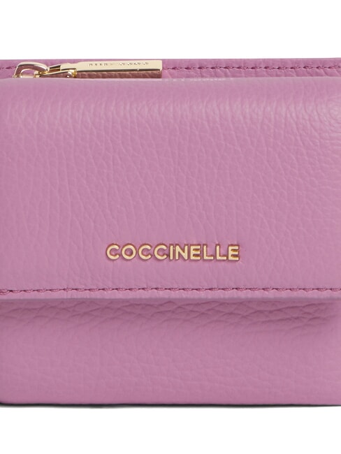 METALLIC SOFT Portemonnaie aus genarbtem Leder Qualle - Brieftaschen Damen