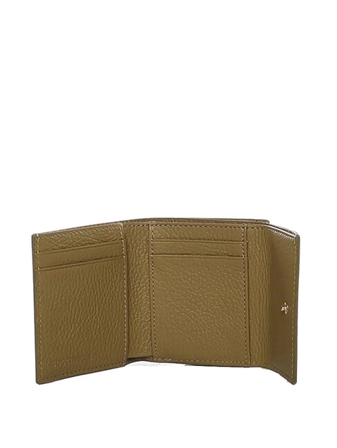 METALLIC SOFT Portemonnaie aus genarbtem Leder Seegras - Brieftaschen Damen
