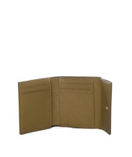 COCCINELLE METALLIC SOFT Portemonnaie aus genarbtem Leder Seegras - Brieftaschen Damen - 2